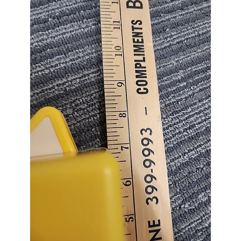 Lankybox Bonkers Foxy Box Yellow Lanky‎ Box Empty Carry Storage Case Plastic